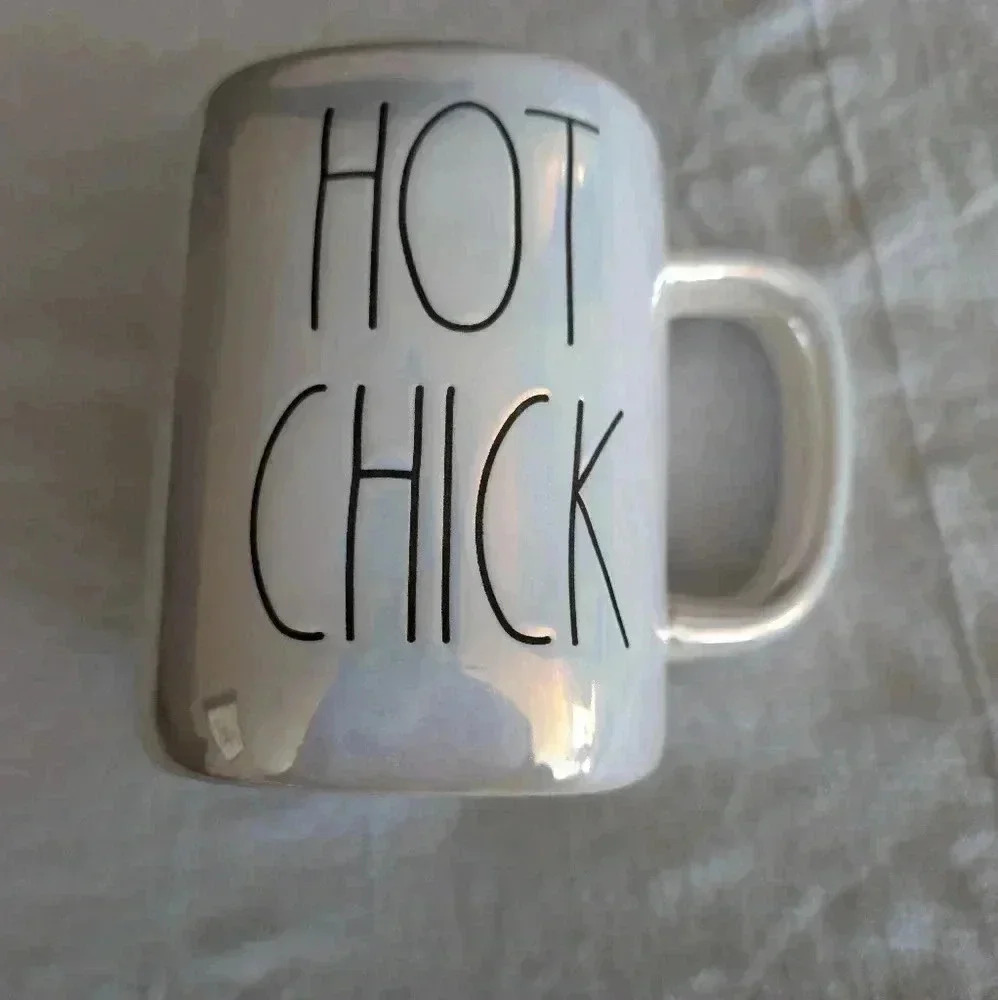Rae Dunn Hot Hot Chick Iridescent Mug